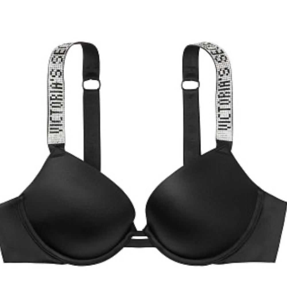 Black Rhinestone Victoria’s Secret Bra
